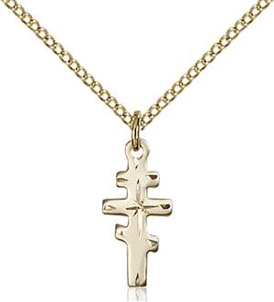 5654GF/18GF <br/>Gold Filled Greek Orthadox Cross Pendant