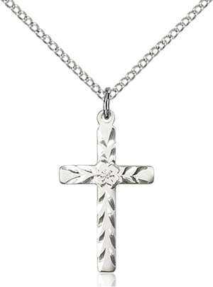 5669SS/18SS <br/>Sterling Silver Cross Pendant