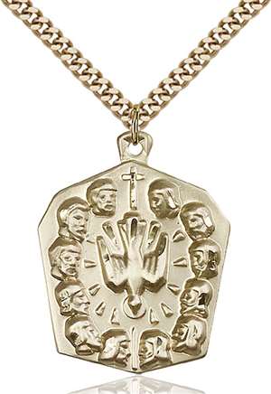 5675GF/24G <br/>Gold Filled Apostles Pendant