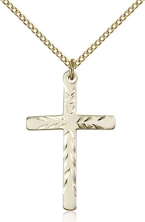 5677GF/18GF <br/>Gold Filled Cross Pendant