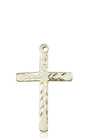 5677KT <br/>14kt Gold Cross Medal