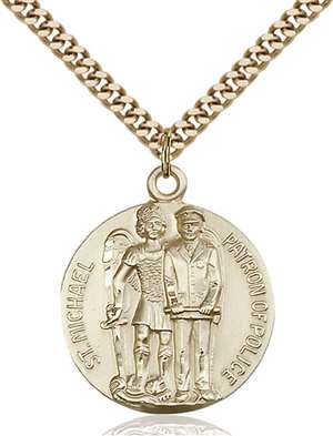 5680GF/24G <br/>Gold Filled St. Michael the Archangel Pendant