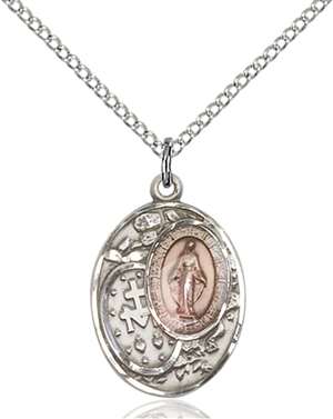 5683EPSS/18SS <br/>Sterling Silver Miraculous Pendant
