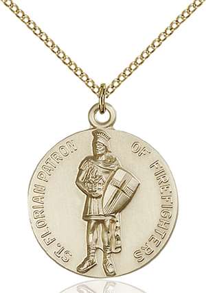 5687GF/18GF <br/>Gold Filled St. Florain Pendant