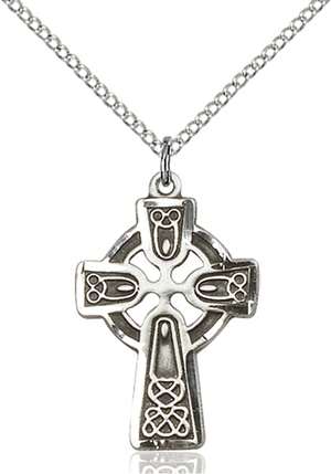 5689SS/18SS <br/>Sterling Silver Celtic Cross Pendant