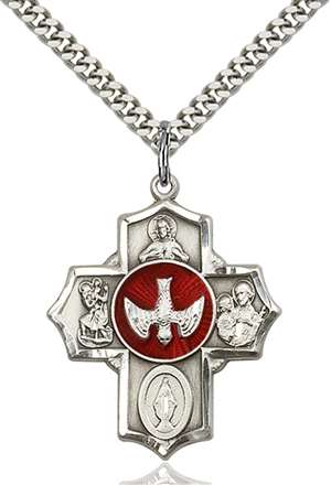 5690ESS/24S <br/>Sterling Silver 5-Way Pendant