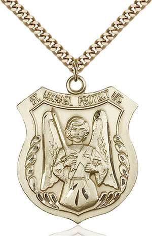 5695GF/24G <br/>Gold Filled St. Michael the Archangel Pendant