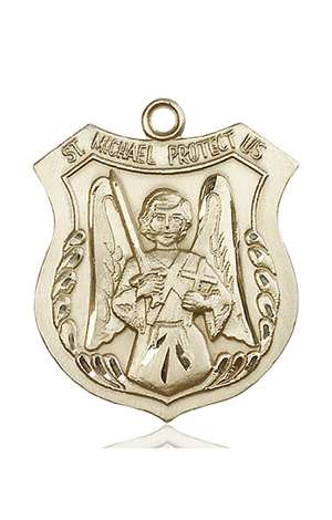 5695KT <br/>14kt Gold St. Michael the Archangel Medal
