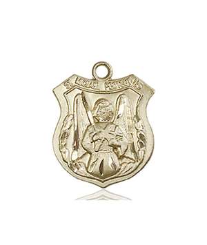 5697KT <br/>14kt Gold St. Michael the Archangel Medal
