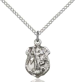 5699SS/18SS <br/>Sterling Silver St. Michael the Archangel Pendant