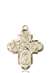 5701KT <br/>14kt Gold Franciscan 4-Way Medal