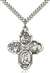 5701SS/24S <br/>Sterling Silver Franciscan 4-Way Pendant