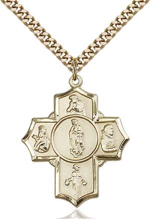 5705GF/24G <br/>Gold Filled Guadalupe/Dieg/Pio/Xav/Nino Pendant