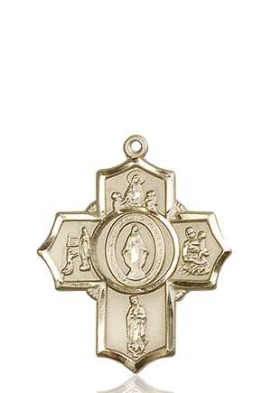 5706KT <br/>14kt Gold Apparitions Medal