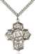 5717SS/24S <br/>Sterling Silver Apostle 5-Way Pendant