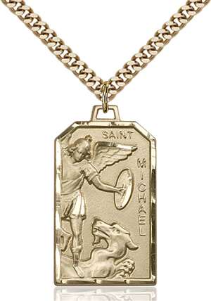 5720GF/24G <br/>Gold Filled St. Michael the Archangel Pendant