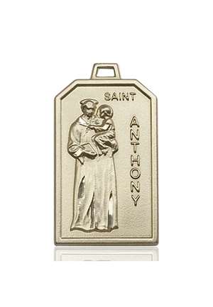 5723KT <br/>14kt Gold St. Anthony Medal