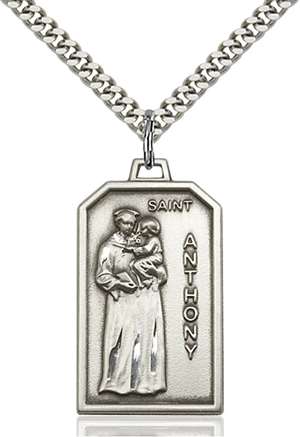 5723SS/24S <br/>Sterling Silver St. Anthony Pendant