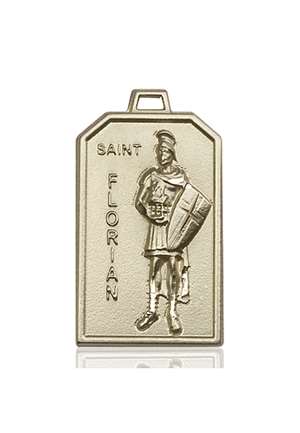 5726KT <br/>14kt Gold St. Florian Medal