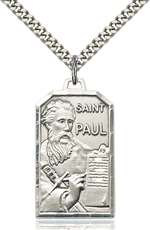 5730SS/24S <br/>Sterling Silver St. Paul the Apostle Pendant