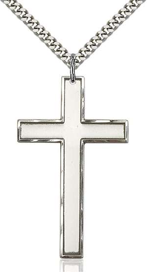 5736SS/24S <br/>Sterling Silver Cross Pendant