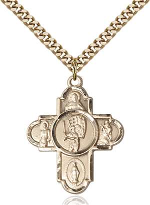 5740GF/24G <br/>Gold Filled 5-Way / Baseball Pendant