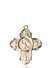 5741KT <br/>14kt Gold 5-Way / Football Medal
