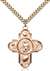 5749GF/24G <br/>Gold Filled 5-WAY/ST. SEBASTIAN Pendant