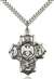 5790SS5/24S <br/>Sterling Silver 5-Way / Nat'l Guard Pendant