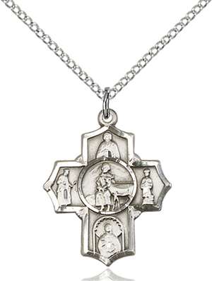 5791SS/18SS <br/>Sterling Silver 5-Way / Special Needs Pendant
