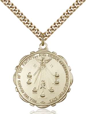 5897GF/24G <br/>Gold Filled Seven Gifts Pendant