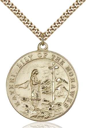 5898GF/24G <br/>Gold Filled St. Kateri Pendant