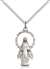 5902SS/18SS <br/>Sterling Silver Miraculous Pendant