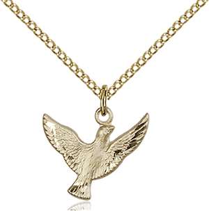 5912GF/18GF <br/>Gold Filled Holy Spirit Pendant