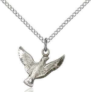 5912SS/18SS <br/>Sterling Silver Holy Spirit Pendant