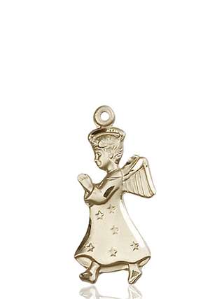 5915KT <br/>14kt Gold Angel Medal