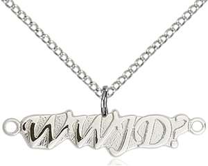 5916SS/18SS <br/>Sterling Silver WWJD Pendant