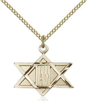 5917GF/18GF <br/>Gold Filled I Am Star Pendant