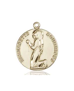 5919KT <br/>14kt Gold St. Bernadette Medal