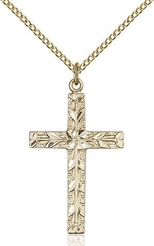 5921GF/18GF <br/>Gold Filled Cross Pendant