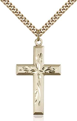 5925GF/24G <br/>Gold Filled Cross Pendant