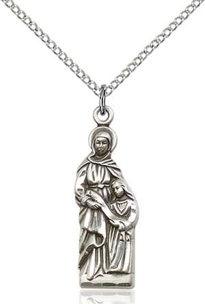 5932SS/18SS <br/>Sterling Silver St. Ann Pendant