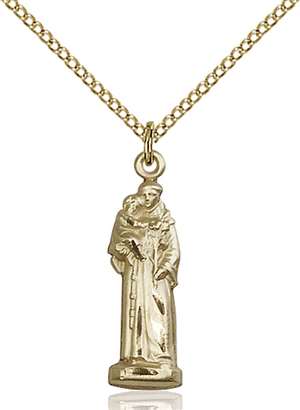 5933GF/18GF <br/>Gold Filled St. Anthony Pendant