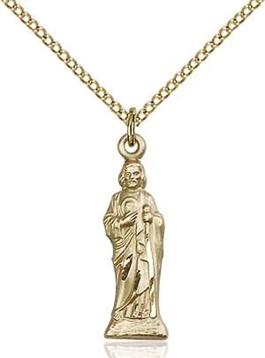 5934GF/18GF <br/>Gold Filled St. Jude Pendant