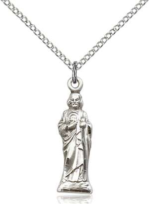5934SS/18SS <br/>Sterling Silver St. Jude Pendant