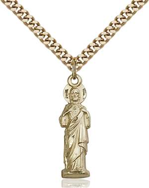 5935GF/24G <br/>Gold Filled Sacred Heart Pendant