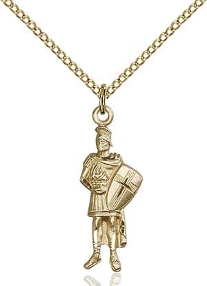 5936GF/18GF <br/>Gold Filled St. Florain Pendant