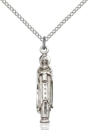 5939SS/18SS <br/>Sterling Silver Madonna & Child Pendant