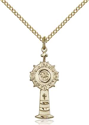 5945GF/18GF <br/>Gold Filled Monstrance Pendant