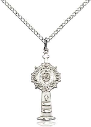 5945SS/18SS <br/>Sterling Silver Monstrance Pendant